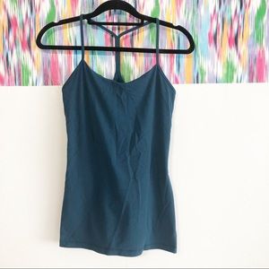 Lululemon Power Y turquoise tank